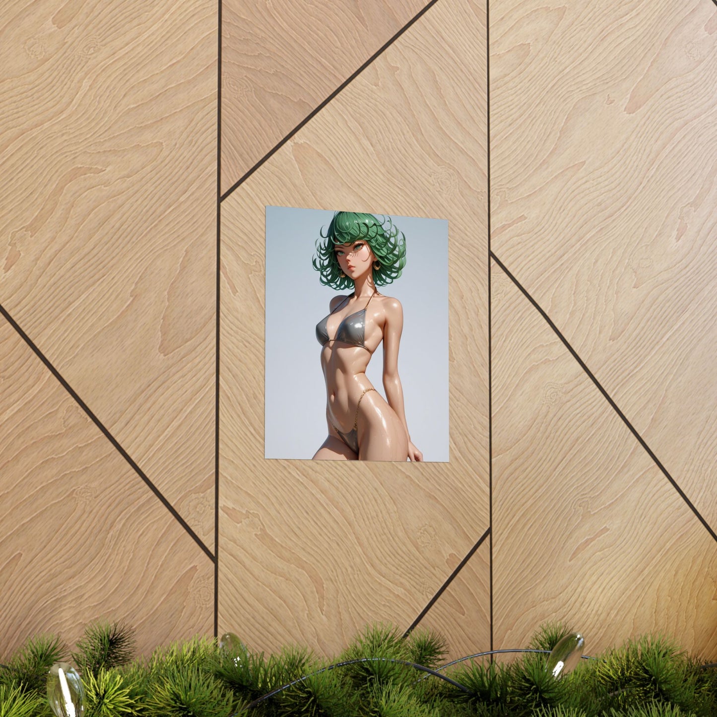 Beach Day Tatsumaki Matte Vertical Posters