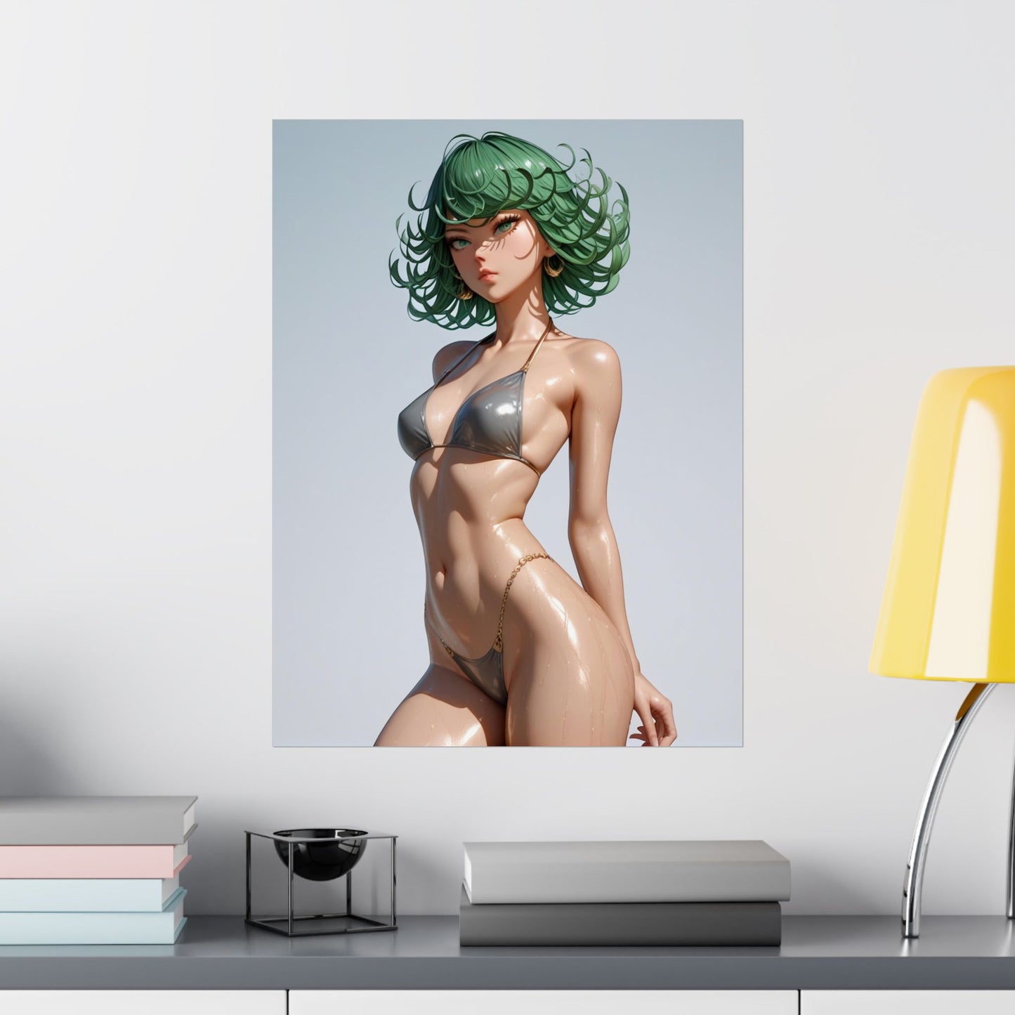 Beach Day Tatsumaki Matte Vertical Posters