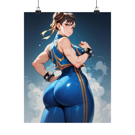 SF - Chun Li 01 Matte Vertical Posters