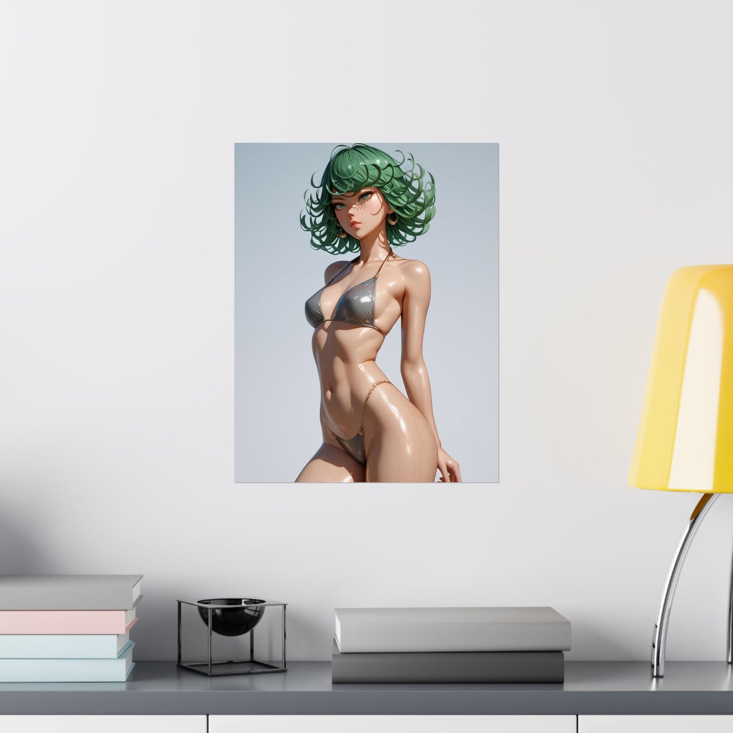 Beach Day Tatsumaki Matte Vertical Posters