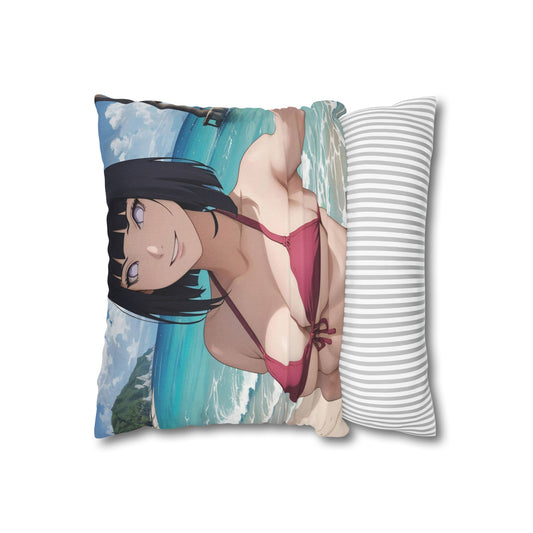 Naru - Hinata 01 Spun Polyester Square Pillowcase