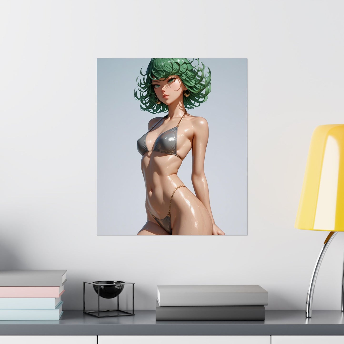 Beach Day Tatsumaki Matte Vertical Posters