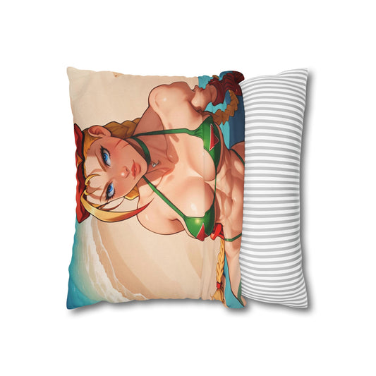 Tempting Cammy Spun Polyester Square Pillowcase