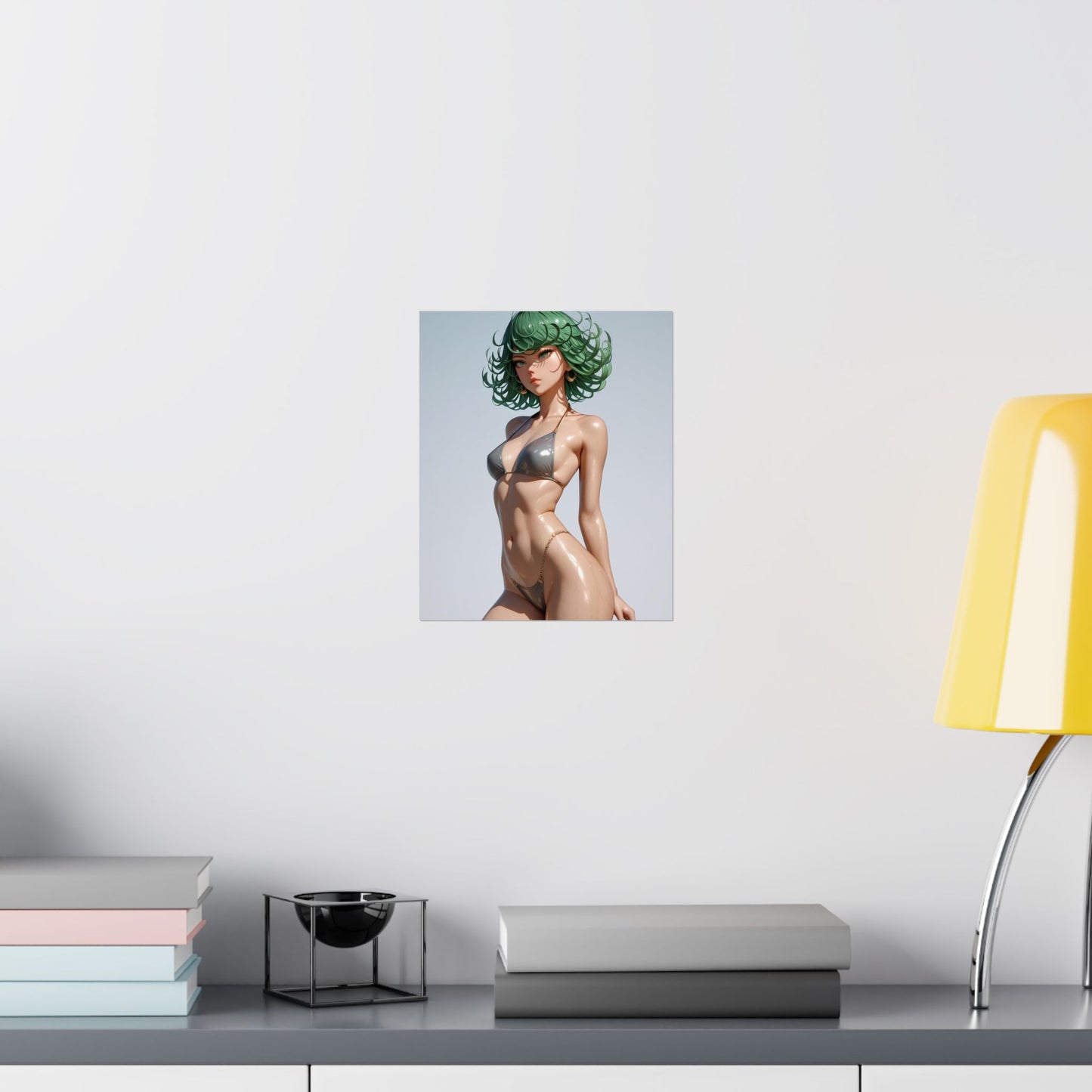 Beach Day Tatsumaki Matte Vertical Posters