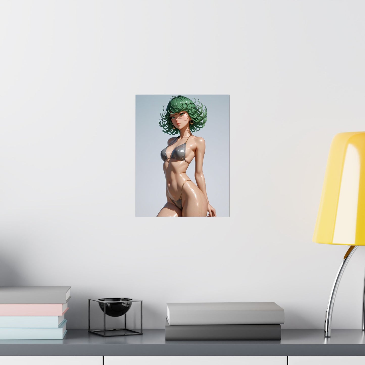 Beach Day Tatsumaki Matte Vertical Posters