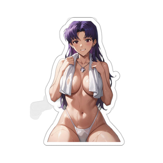 Bedtime Misato Katsuragi Kiss-Cut Stickers