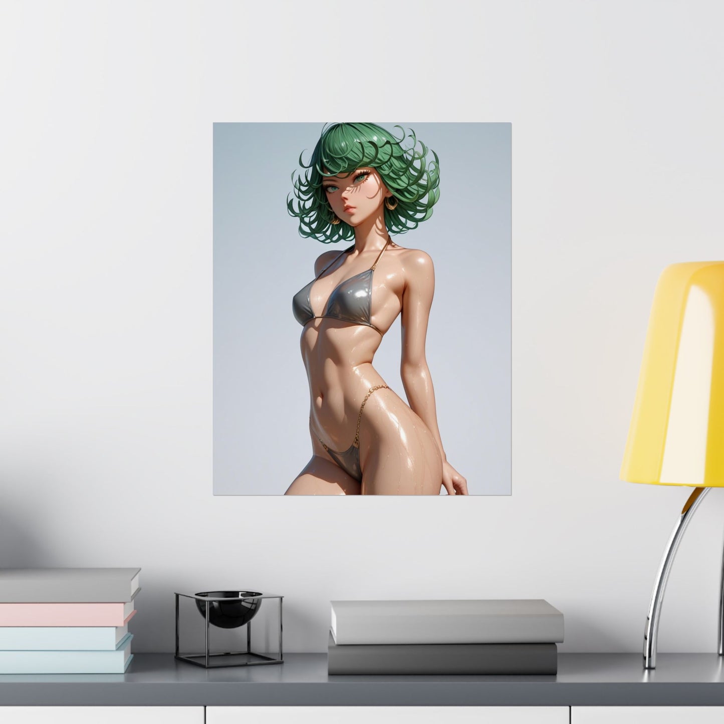 Beach Day Tatsumaki Matte Vertical Posters