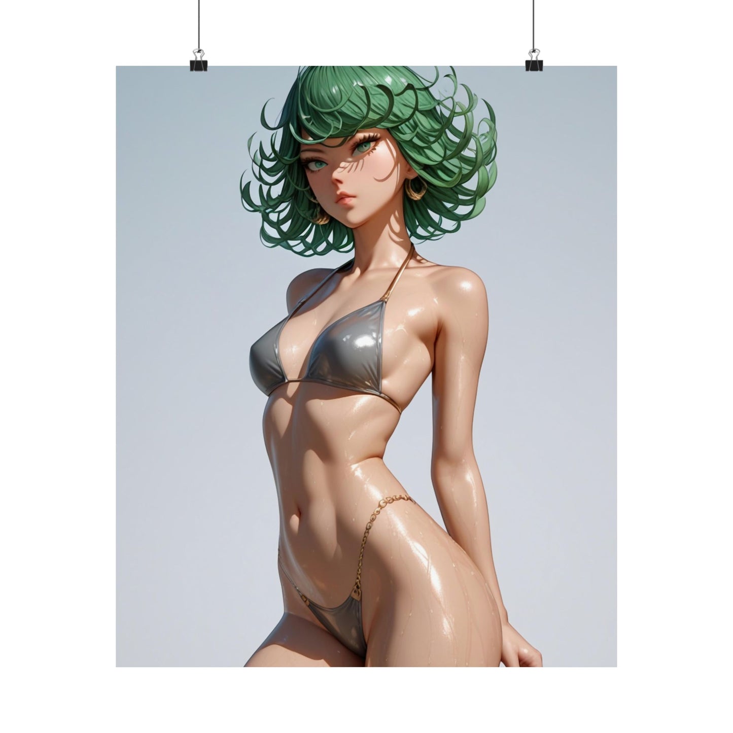 Beach Day Tatsumaki Matte Vertical Posters