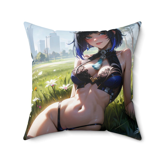 Picnic Yelan Spun Polyester Square Pillow