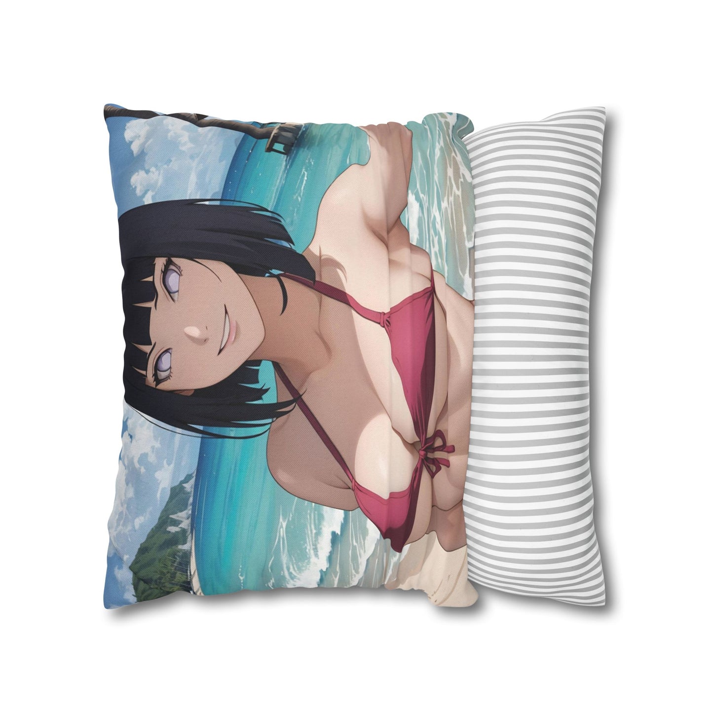 Naru - Hinata 01 Spun Polyester Square Pillowcase