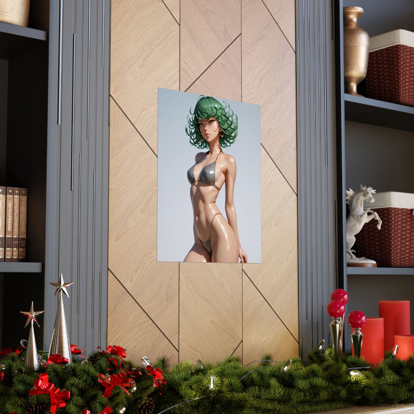 Beach Day Tatsumaki Matte Vertical Posters