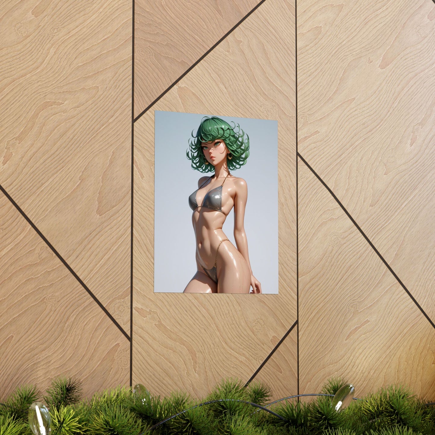 Beach Day Tatsumaki Matte Vertical Posters