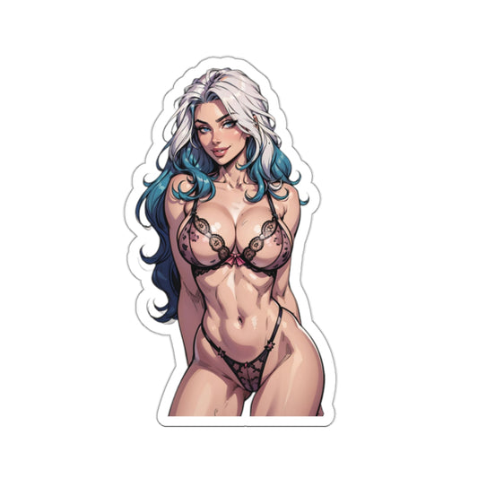 In Lingerie Kiss-Cut Stickers