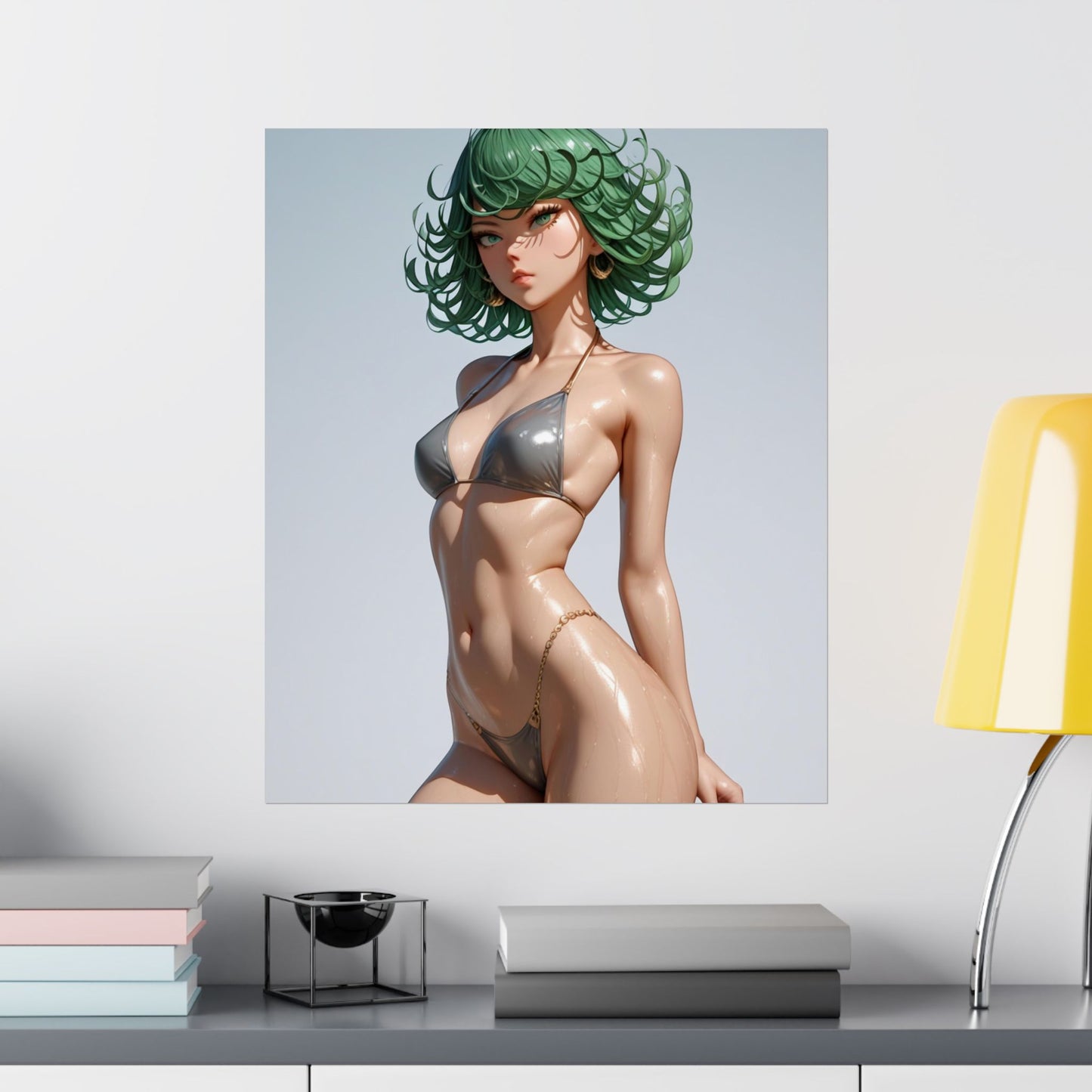 Beach Day Tatsumaki Matte Vertical Posters