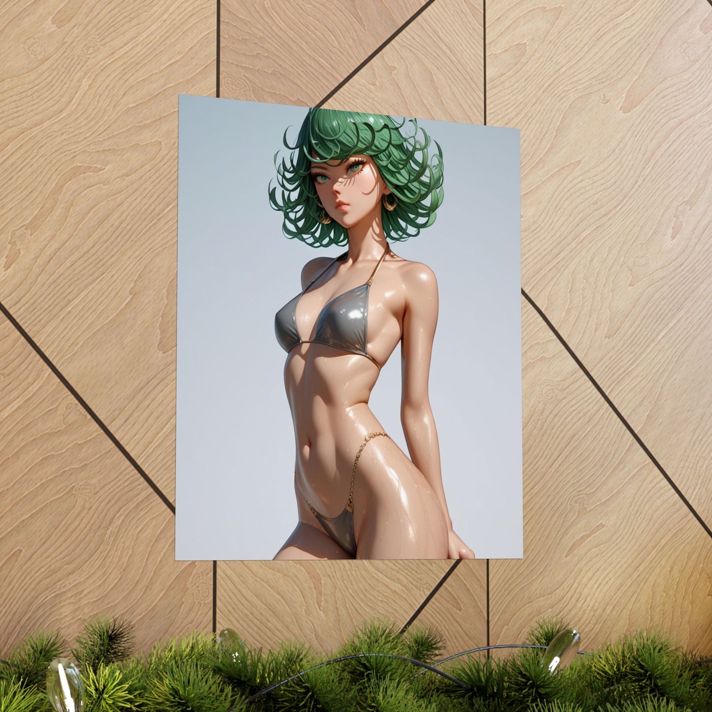 Beach Day Tatsumaki Matte Vertical Posters