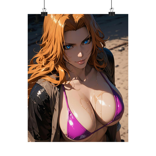 BLEACH-Rangiku01 Matte Vertical Posters