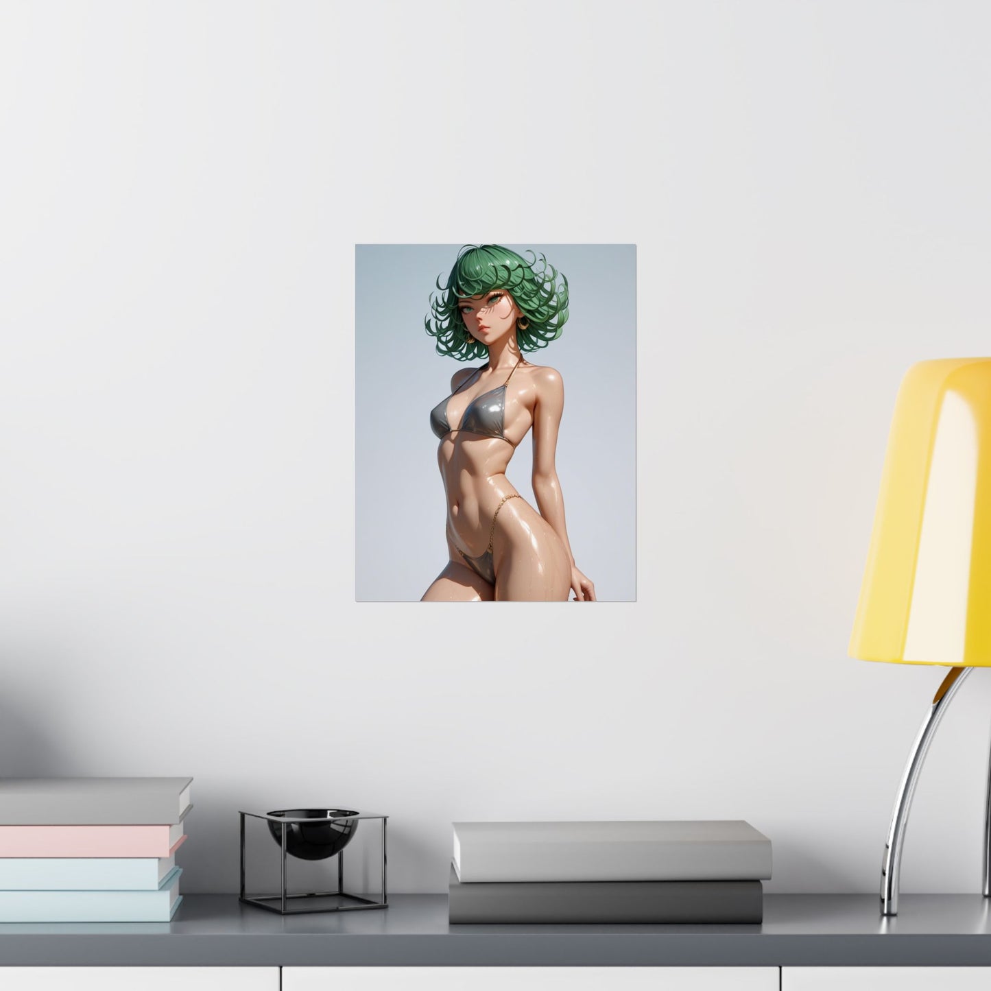 Beach Day Tatsumaki Matte Vertical Posters