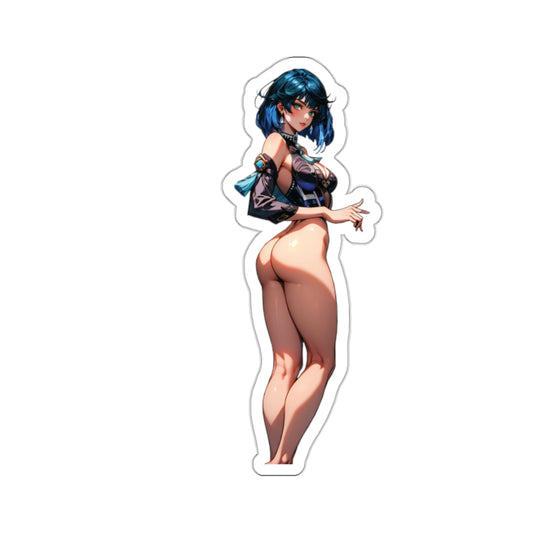 Bottomless Yelan Kiss-Cut Stickers