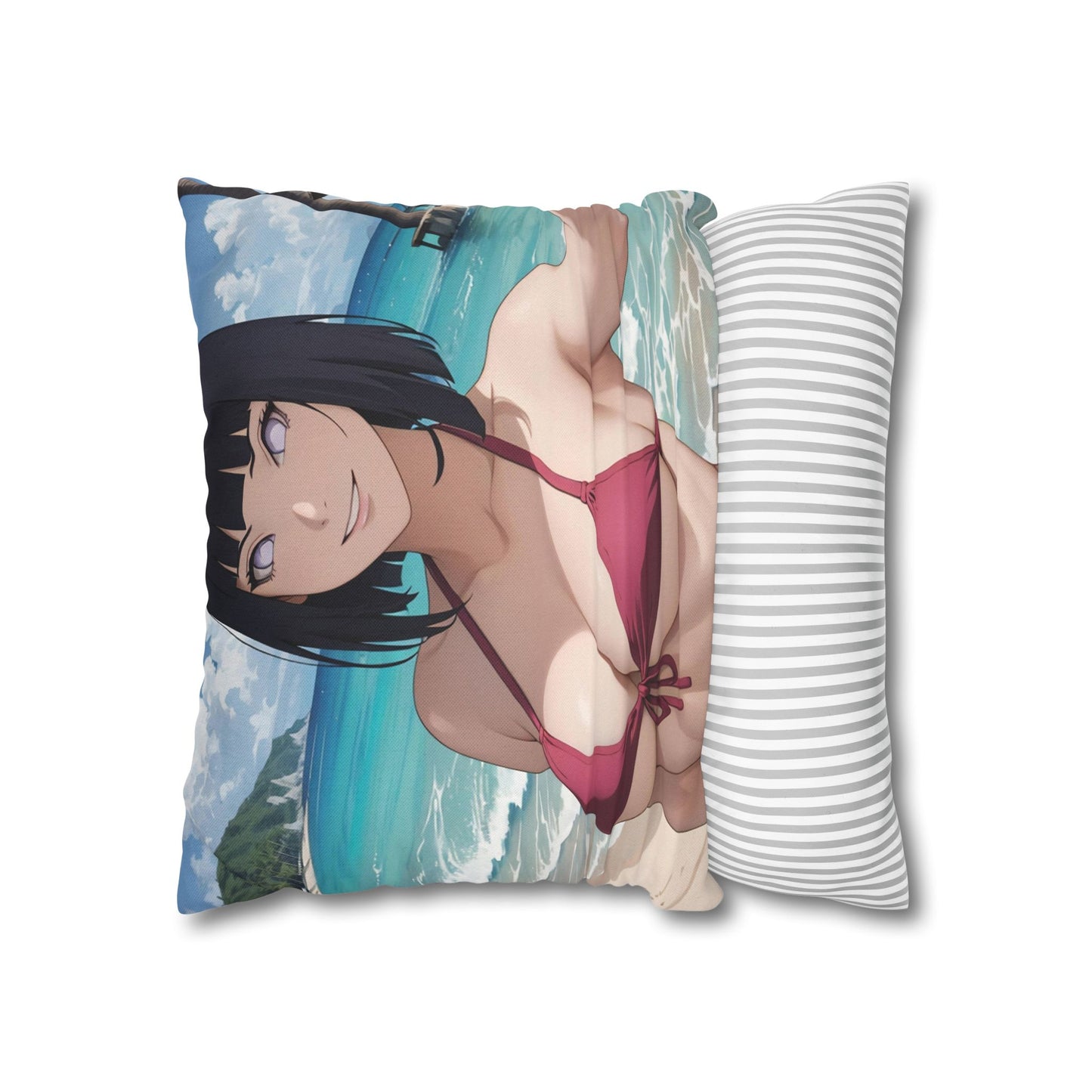 Naru - Hinata 01 Spun Polyester Square Pillowcase