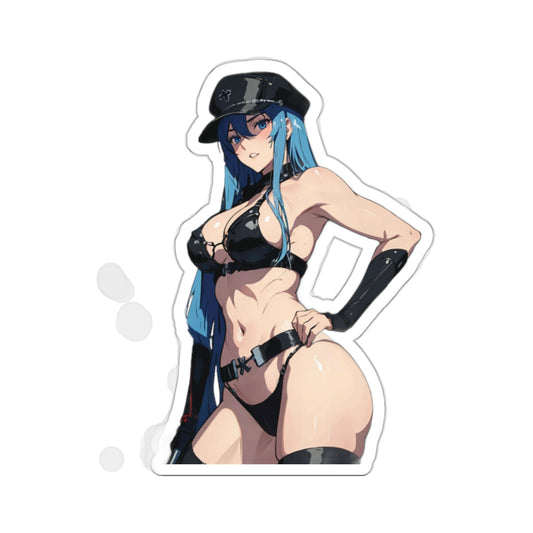 Commando Esdeath Kiss-Cut Stickers