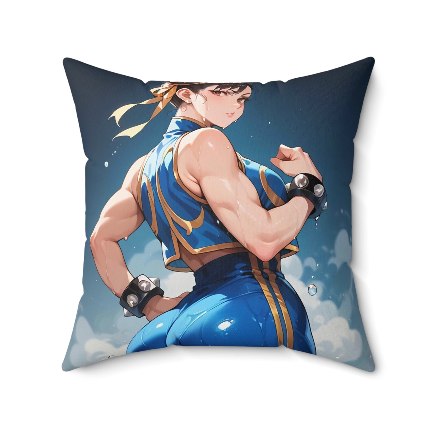 SF - Chun Li 01 Polyester Square Pillow