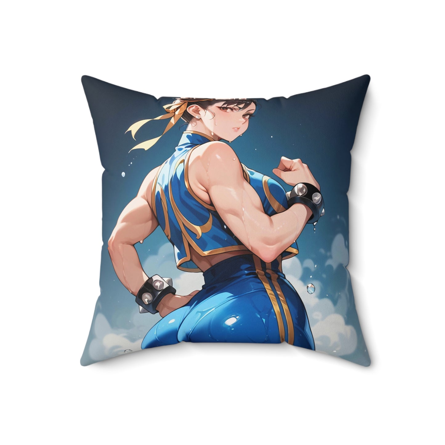 SF - Chun Li 01 Polyester Square Pillow