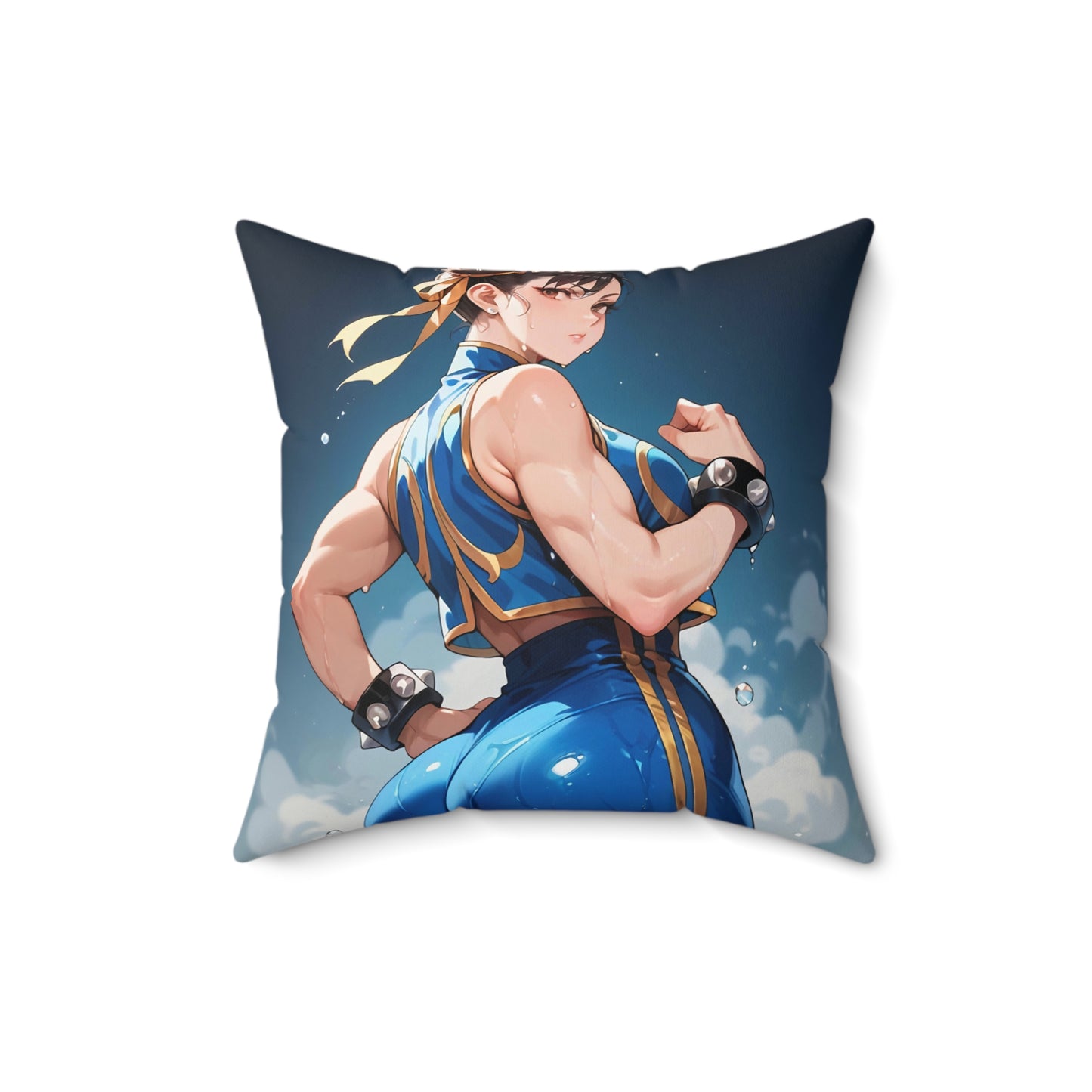 SF - Chun Li 01 Polyester Square Pillow