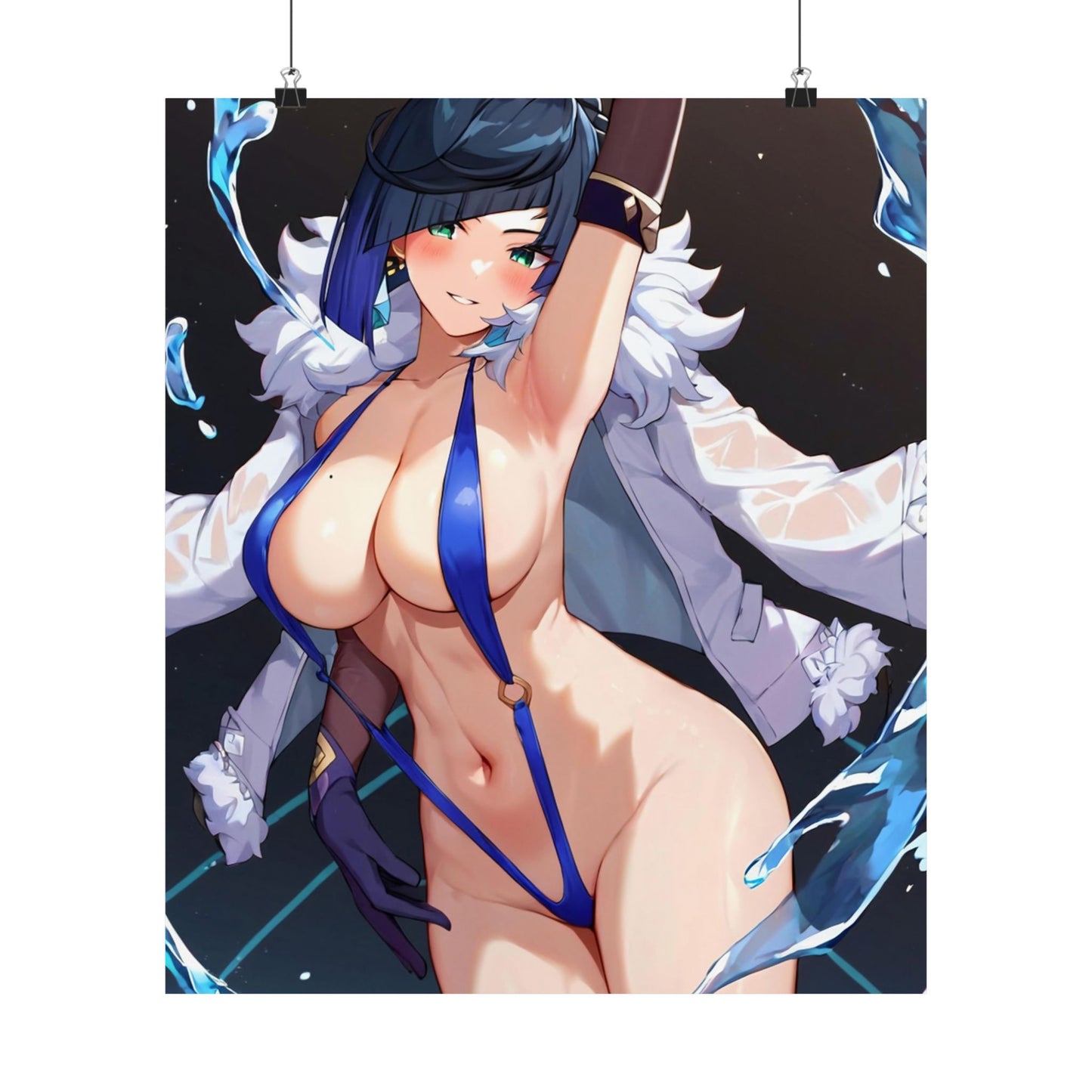 GI - Yelan 01 Matte Vertical Posters