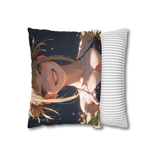 MHA - Himiko Toga 01 Spun Polyester Square Pillowcase