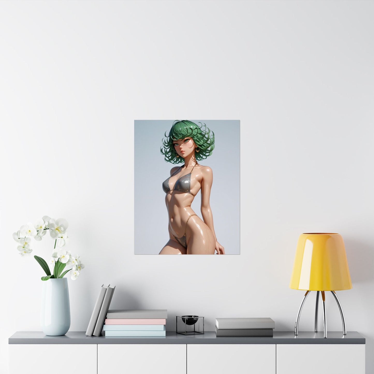 Beach Day Tatsumaki Matte Vertical Posters