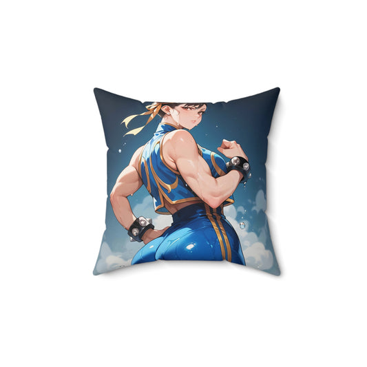 SF - Chun Li 01 Polyester Square Pillow